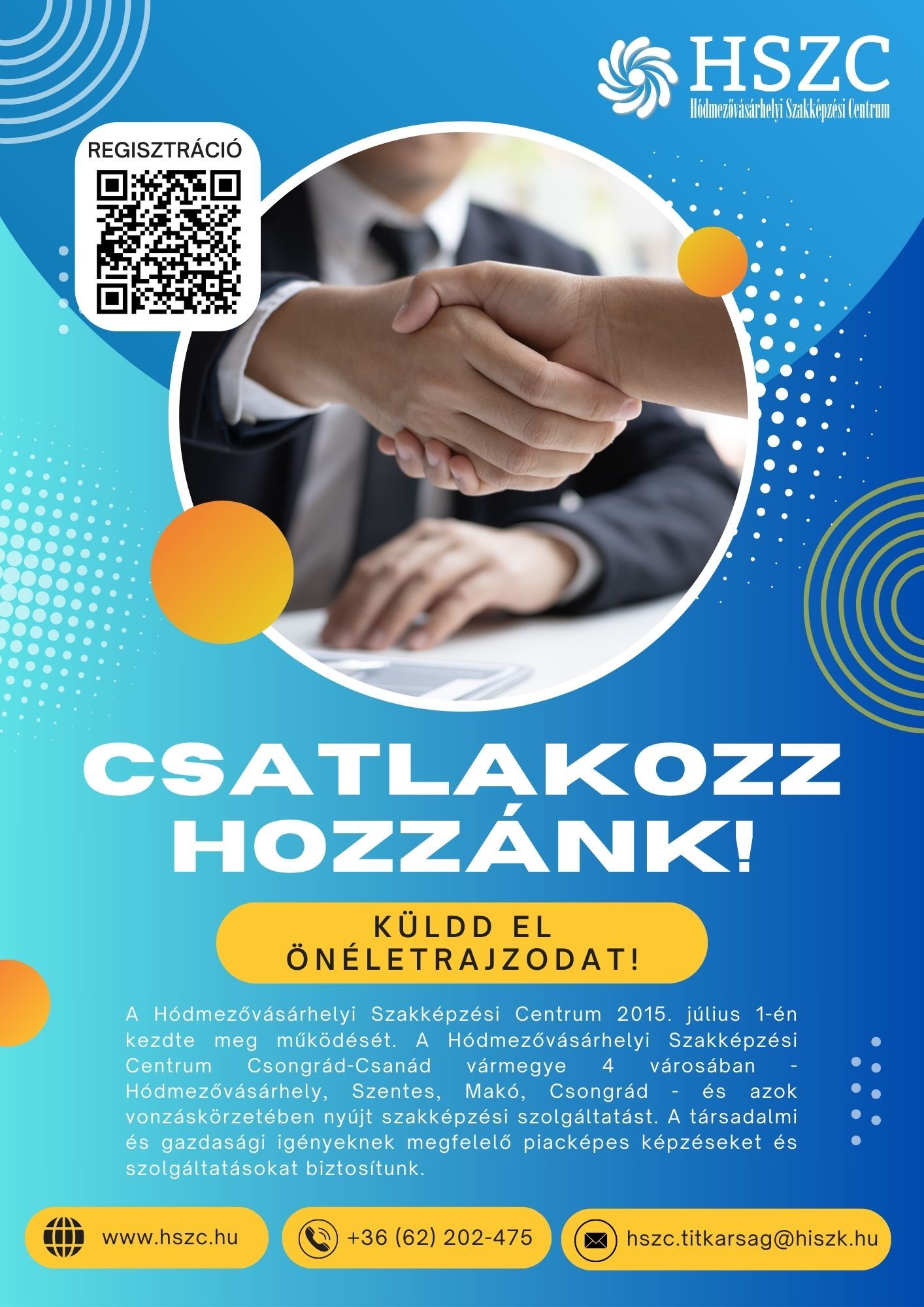 Csatlakozz hozzánk! Küldd el önéletrajzodat!