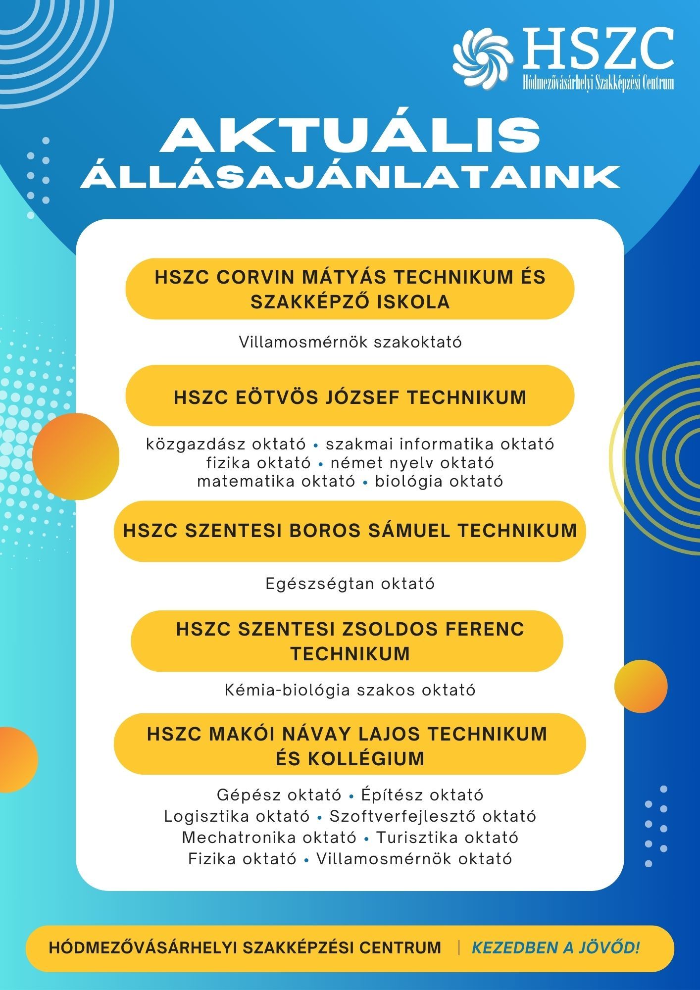 Csatlakozz hozzánk! Küldd el önéletrajzodat!