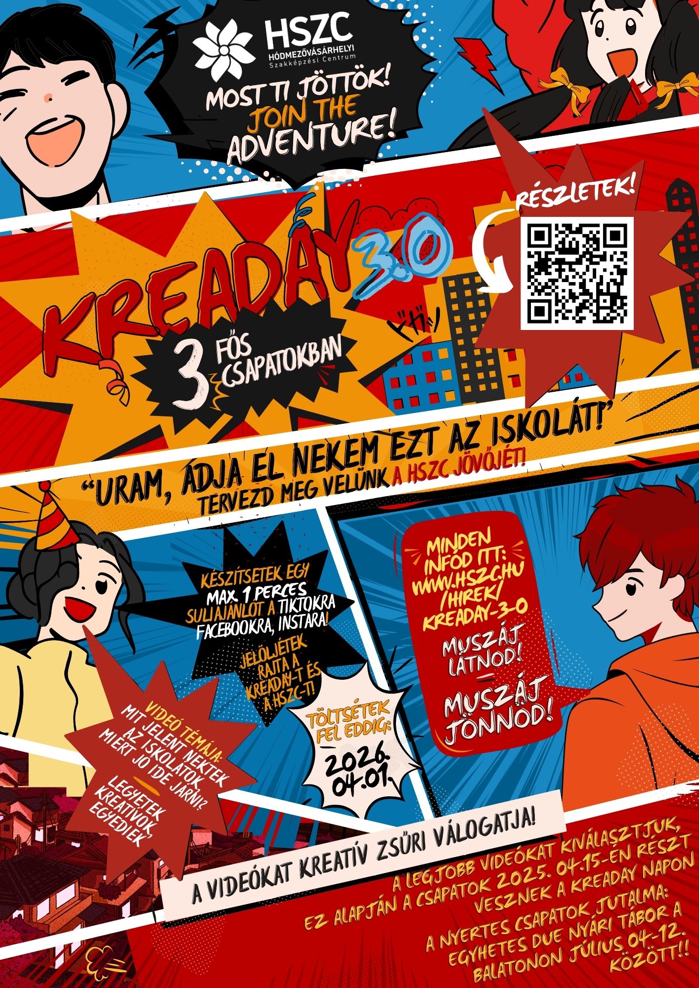 Kreaday 3.0-HSZC diákjai