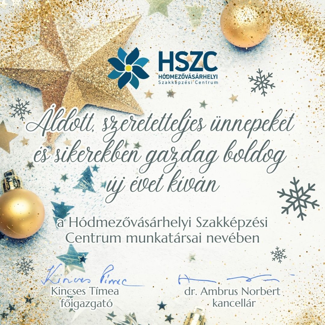 Áldott Ünnepeket kíván a HSZC!