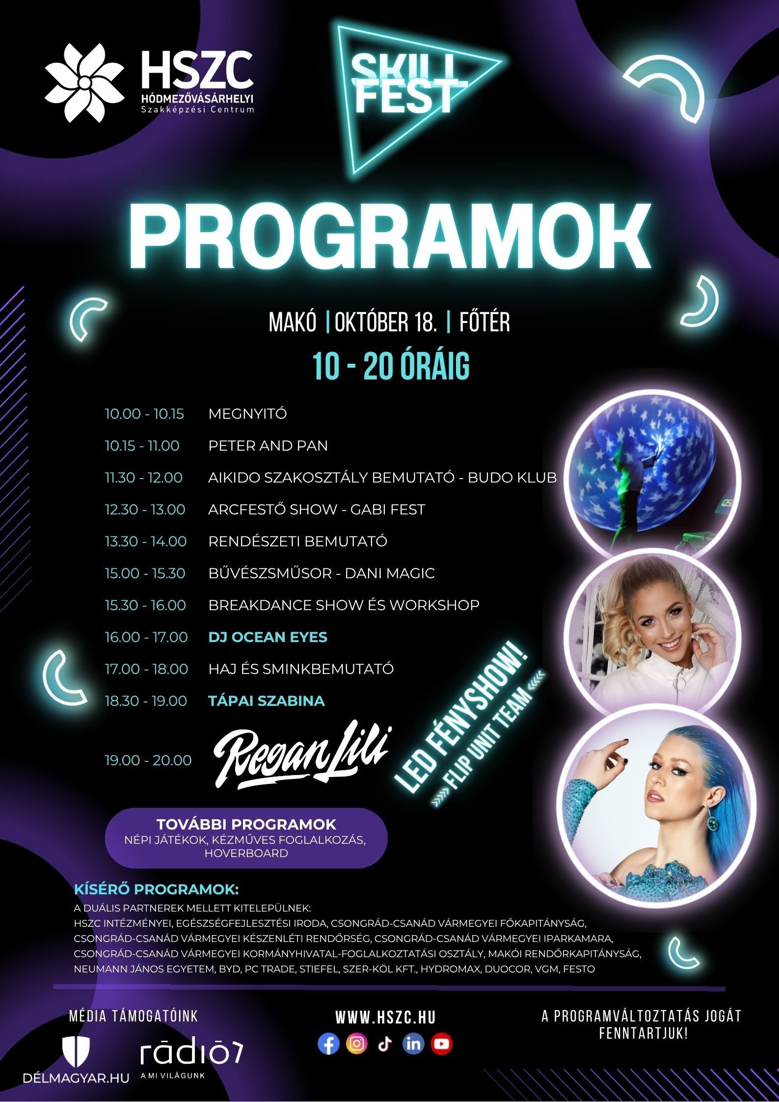 SkillFest Makó programok