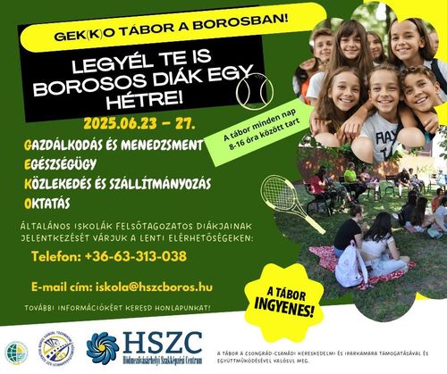 Boros nyári tábor 2025.